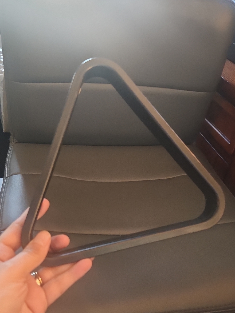 Small Black Triangular Pool Ball Rack